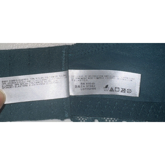 Wacoal 38C Soft Sense Bra & Medium Hipster Panty  Set Intimate Feminine Lace - Picture 8 of 12